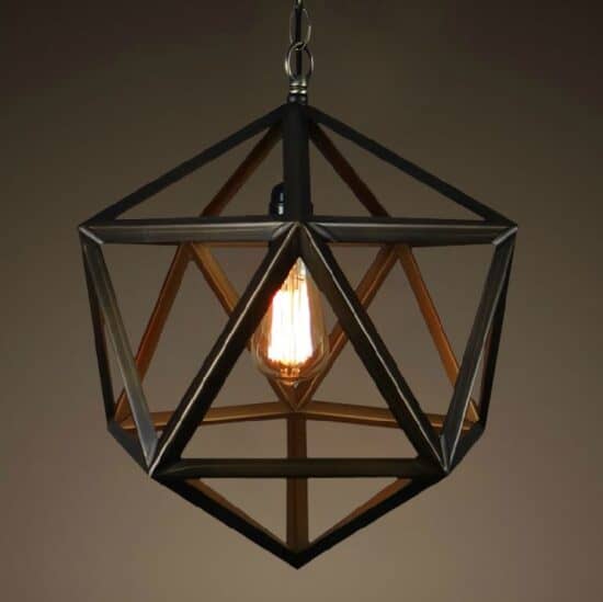 Kasper Polyhedron Abstract Lamp