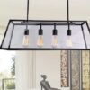 Kjell Glass Case Quadriplet Hanging Lamp - dinning room