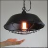 Pot Cover Web Caged Hanging Lamp - bottom