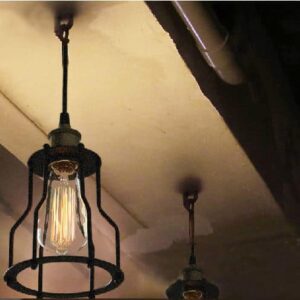 Werner Bird Cage Single Bulb Lamp - bottom view