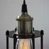 Werner Bird Cage Single Bulb Lamp - top detailings