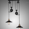 BORGHILD Disk-Weighted-Hanging-Lamp-2-head