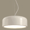 Contemporary Dome Shaped Lamp - front white (1)