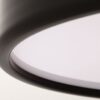 Laila Contemporary Dome Shaped Lamp black close