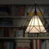 Pyramid Cage Hanging Lamp - front (2)