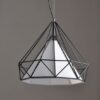 Pyramid Cage Hanging Lamp - front (4)