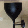 Single Tulip Wall Lamp - Black 2