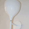Single Tulip Wall Lamp - White 2