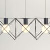 Triangular Cage Lamp _On