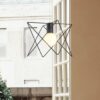 Triangular Cage Lamp _Side View