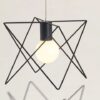 Triangular Cage Lamp _Single