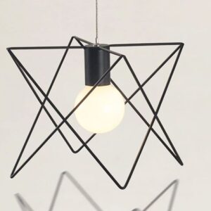 Triangular Cage Lamp _Single