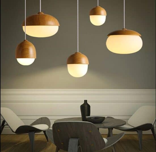 Acorn Hanging Lamp - lounge