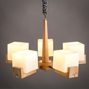 Candy Holder Fan Blades Hanging Lamp - top view