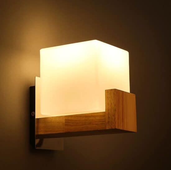 Candy Holder Wooden Hanging Lamp- side view