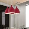 Classic Bottle Top Funnel Lamp-red trio