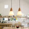 Half Wood Hang Lamp-kitchen 2 design 2