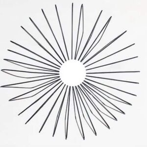 Lines of a Volcano lamp - bottom view