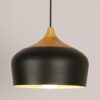 Ragnvald Modern Chestnut Lamp - black