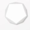 ice berg ceiling lamp - white bottom view