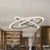 Alvar Triple Halo Hanging Lighting - black 2