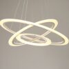 Alvar Triple Halo Hanging Lighting - white lit