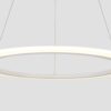 Alvar Triple Halo Hanging Lighting - white lit single ring