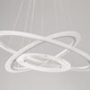 Alvar Triple Halo Hanging Lighting - white unlit