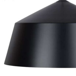 Yurt Tent Hanging Lamp- black close up