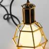 Classic Perfume Bottle Lamp - front gold