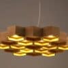 Honeycomb Hanging Lamp - front