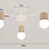 Pillars of Nature Lamp - measurement