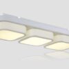 Square Pillow Ceiling Lamp - white details