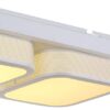 Square Pillow Ceiling Lamp - white details 2