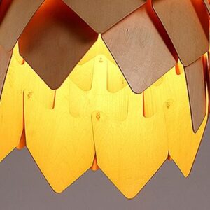 Tiki Pinecone Lamp - Bottom details 2