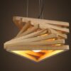 Triangulate DNA Hanging Lamp- front
