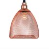 Chainmail Mesh Hanging Lamp-front 4