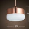 Chrome Top Hanging Lamp- Broad Measurement