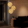 Futuristic Hanging Lamp-living