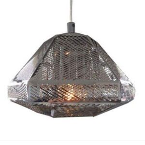 Industrial Grilled Lamp-front