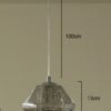 Industrial Grilled Lamp-measurement
