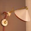 Rim Shine Wall Lamp- White angled