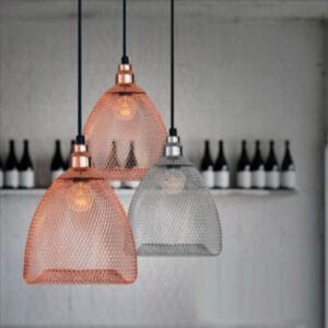 VENDELA Chainmail Mesh Hanging Lamp