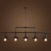 VILLE Ceiling Pipe Industrial Lamp 5 bulb model