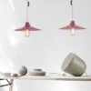 YALDEMAR Stylistic hanging lamp baby pink