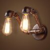 VIDAR Twin Head Wall Industrial Pipe Lamp