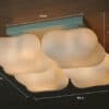 HELMER Fluffy Clouds Ceiling Lamp dimensions