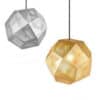 SVEA Futuristic Hanging Lamp silver and gold