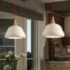 stylish-hanging-mushroom-lamp-kitchen