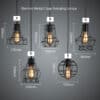 Klemon Metal Cage Hanging Lamps